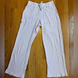 Aritzia TNA Waffle Wide Leg Pants